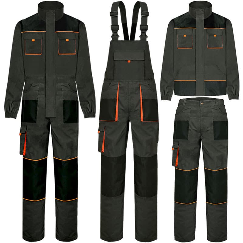 Men's Clothing Multi Pocket Work Clothes Suit Wear Resistant Maintenance Car Labor Protection Overalls