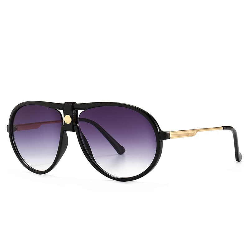 exclusive classic version of aviator sunglasses, eye-catching toad mirror