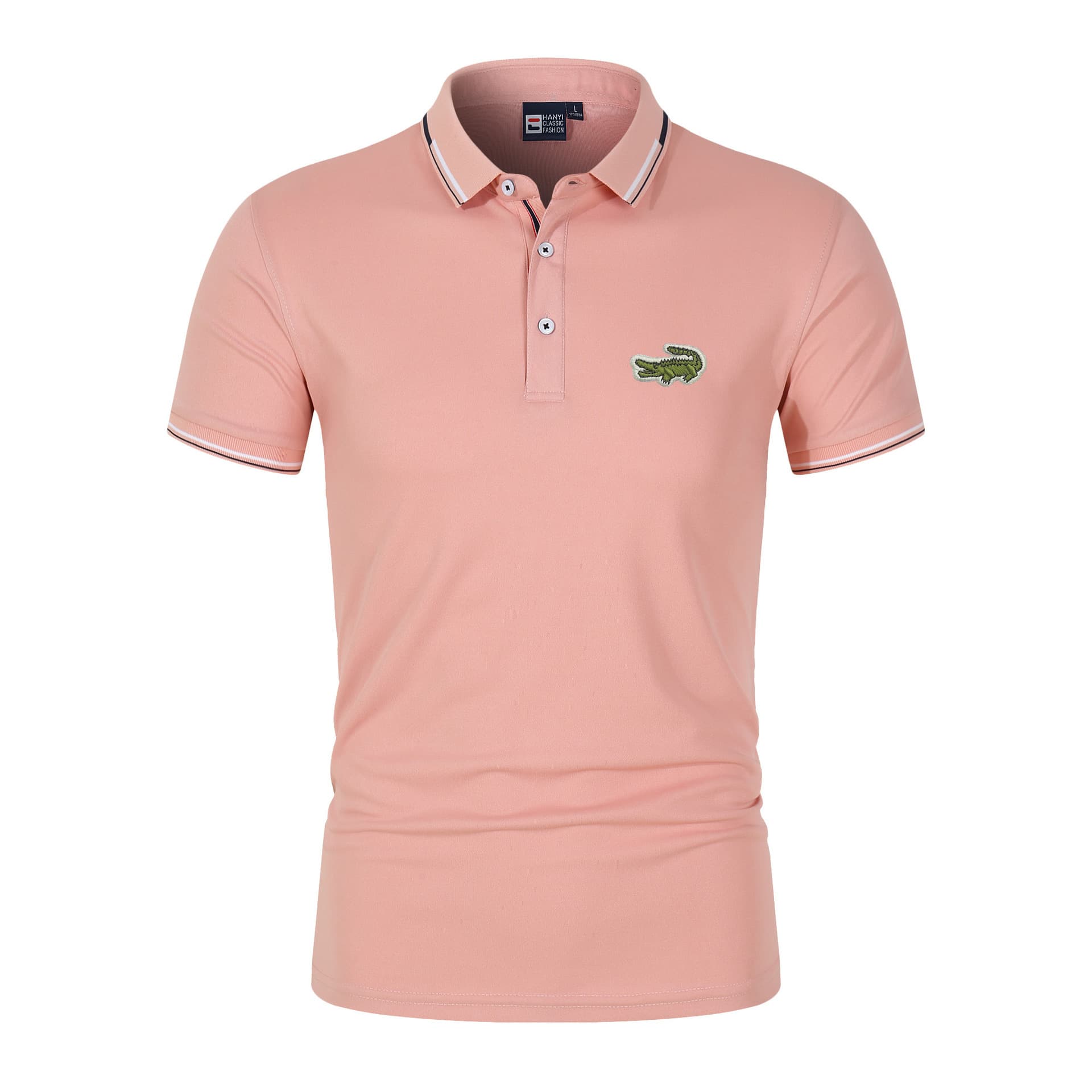 Vêtements pour hommes polo T-shirt à manches courtes à revers pour hommes