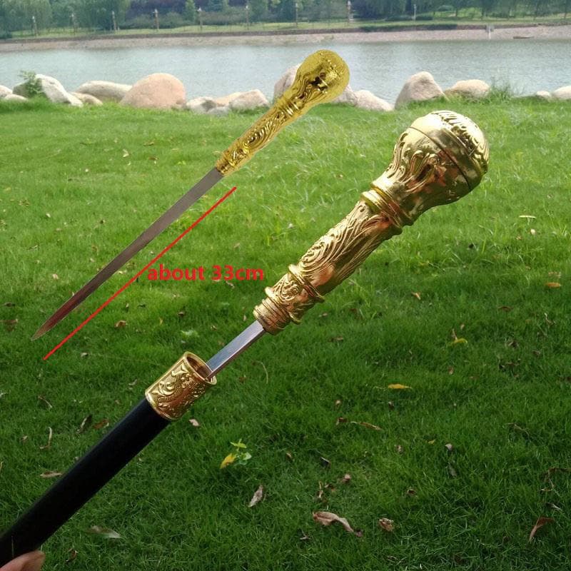93cm Luxury Gold Handle Walking Stick Man Fashionable Cane Women Party Walking Canes Elegant Vintage Detachable Walking Cane