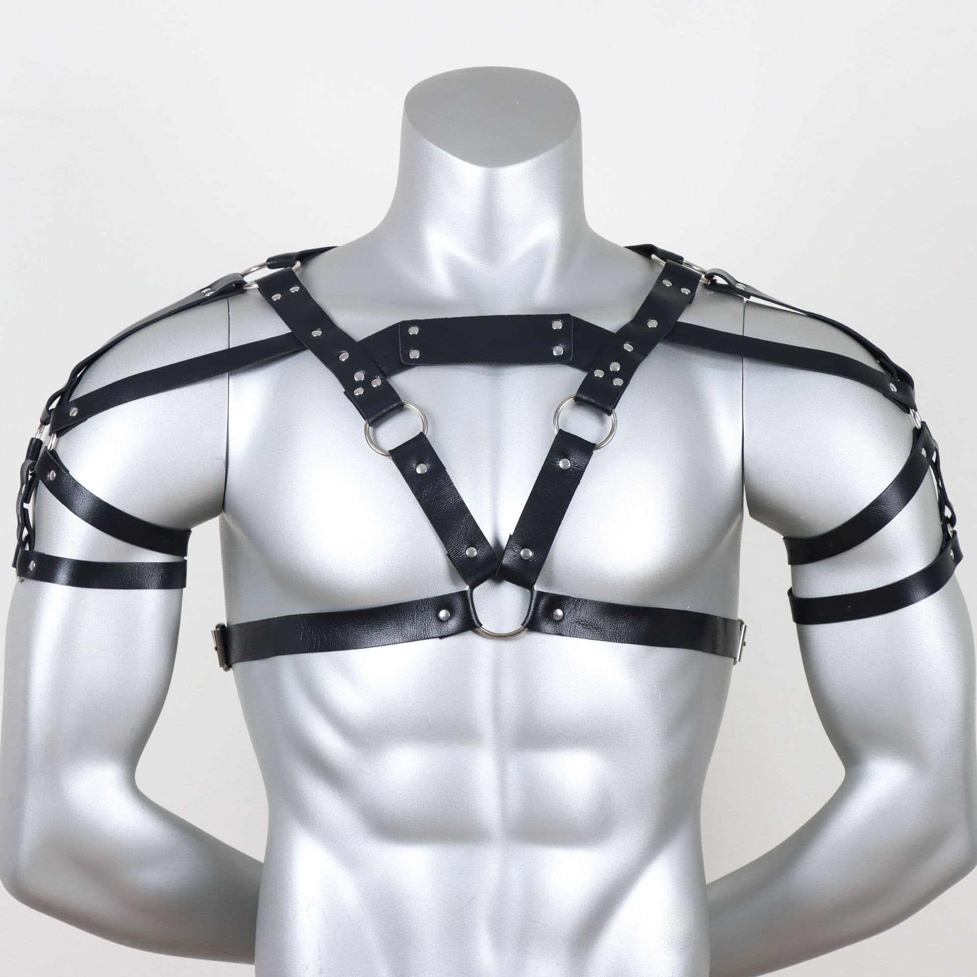 Men's Bondage Harness Binding Leather Sex Toys SM Training Supplies In Stock