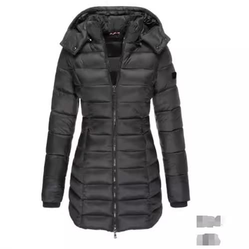 Women's Winter Fleece Hooded Zip-up Coat - Warm & Stylish Outerwear For Cold Weather (Black, Army Green, Khaki, Navy, Yellow, Gray, Red)