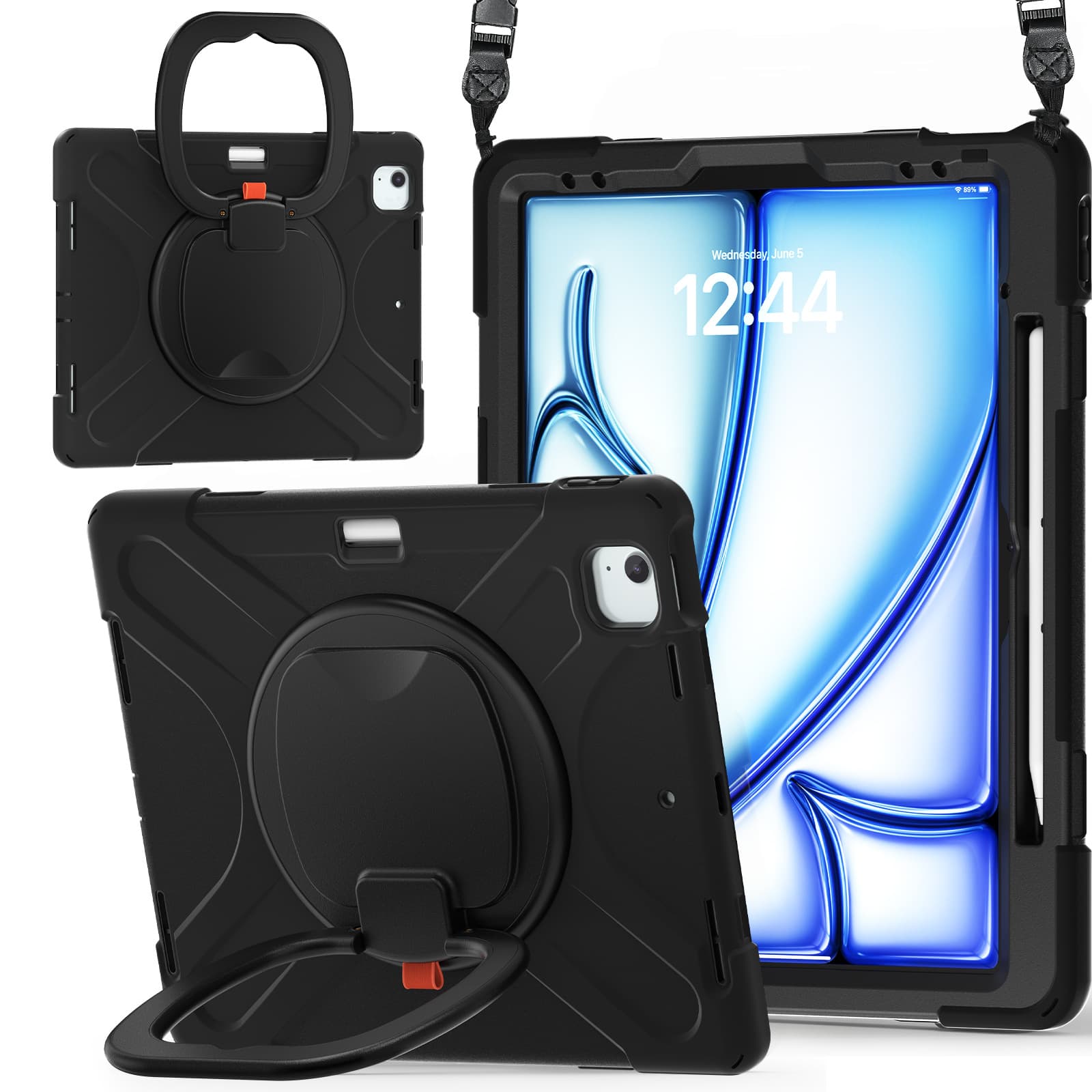 Suitable for iPad Air 13 2024 suction pen slot A3006 new model tablet protective case