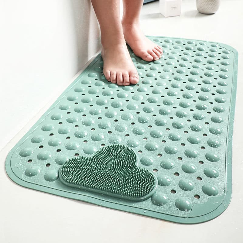 Home Textile Bathroom Anti Slip Mat For Bathing And Showering With Suction Cups, Toilet And Anti Fall Foot Mat For Bathtub