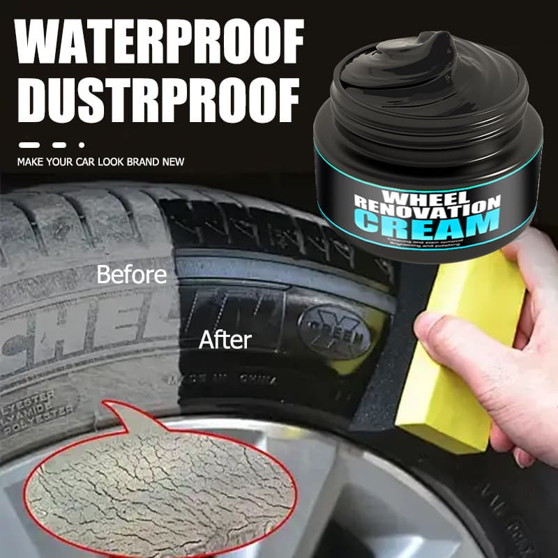 Car Maintenance Stain Removal Renewal Blackening Brightening Polishing Water Repellent Tire Coating Cream