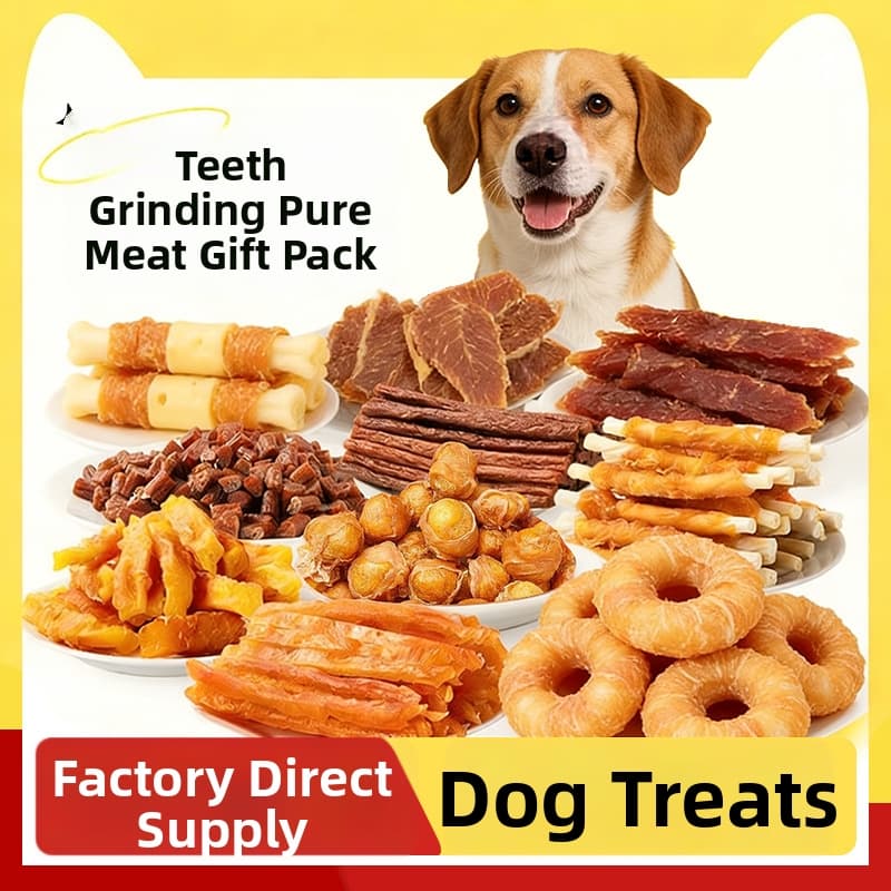 Dog Treats Duck And Chicken Jerky With Chicken Wrapped Cowhide Chew Sticks Pet Food