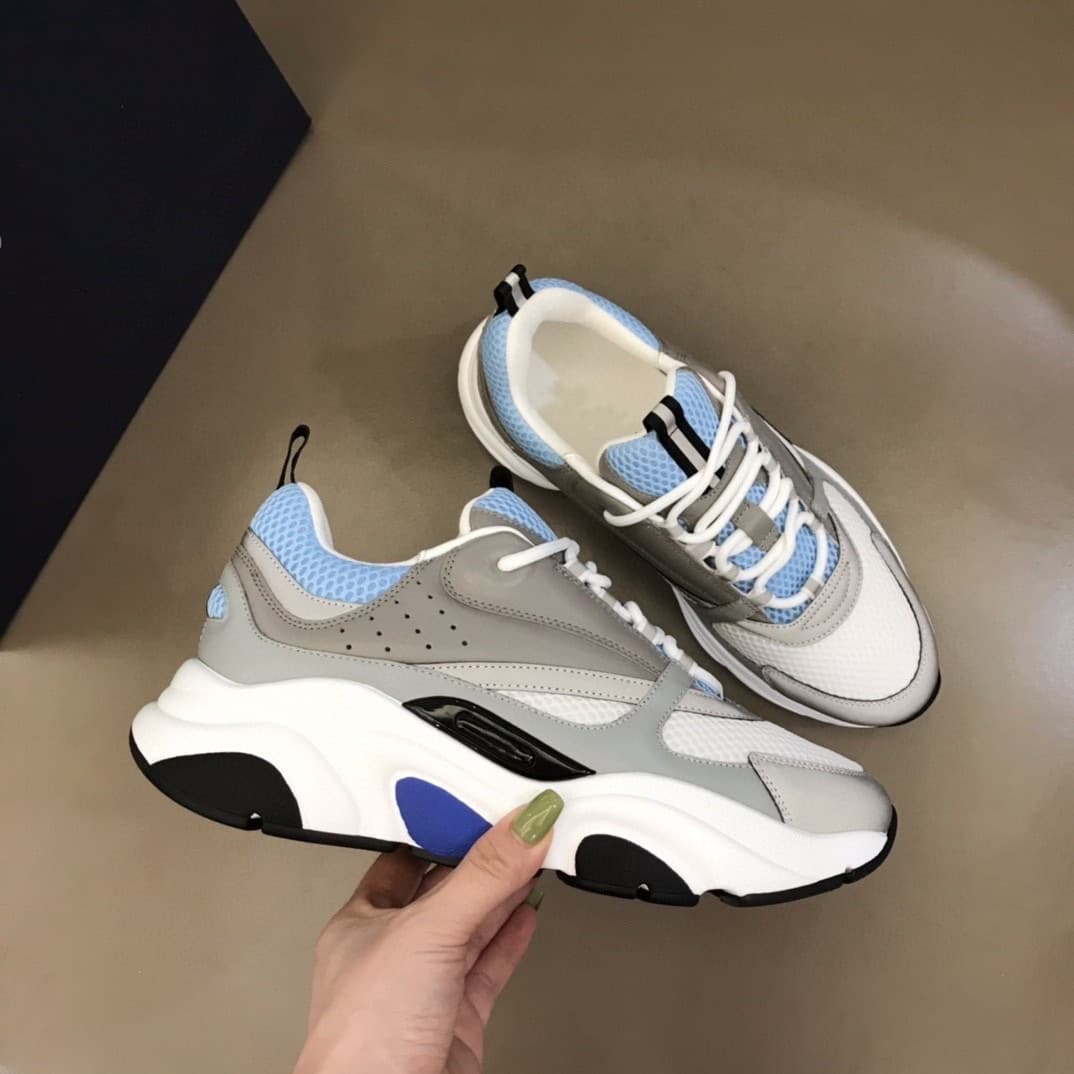 Chaussures pour hommes, chaussures de course pour couples, nouveau modèle à semelle épaisse phosphorescente, style papa B22, tendance, respirantes