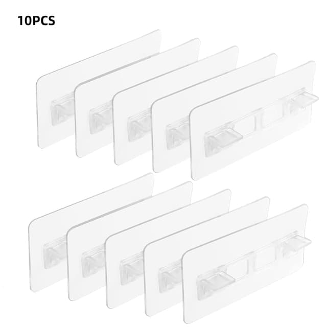 Self Adhesive Shelves Partition Holders Punch Free Shelf Support Peg Closet Brackets Cabinet Support Clips Wall Hanger Sticker