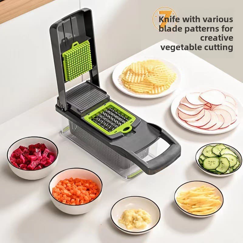 Multifunctional Vegetable Cutter Home Use Potato Dicer Kitchen Grater Radish Shredder Slicer