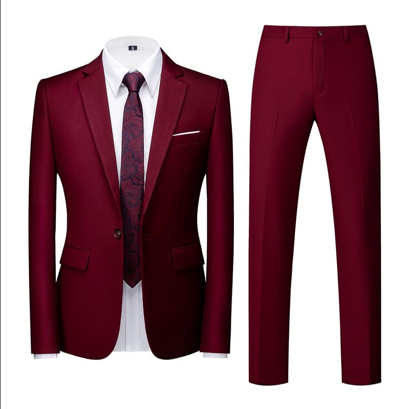 Men's Clothing Casual Suits For Men, High-end Wedding Dresses, Two-piece Suits, Slim Fit, Formal Business Suits