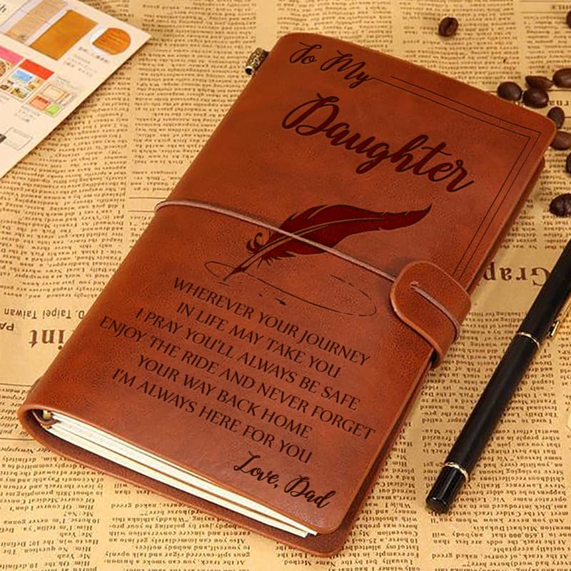 Handbook Notebook Stationery Travel Storage Notepad Retro Strap Handbook