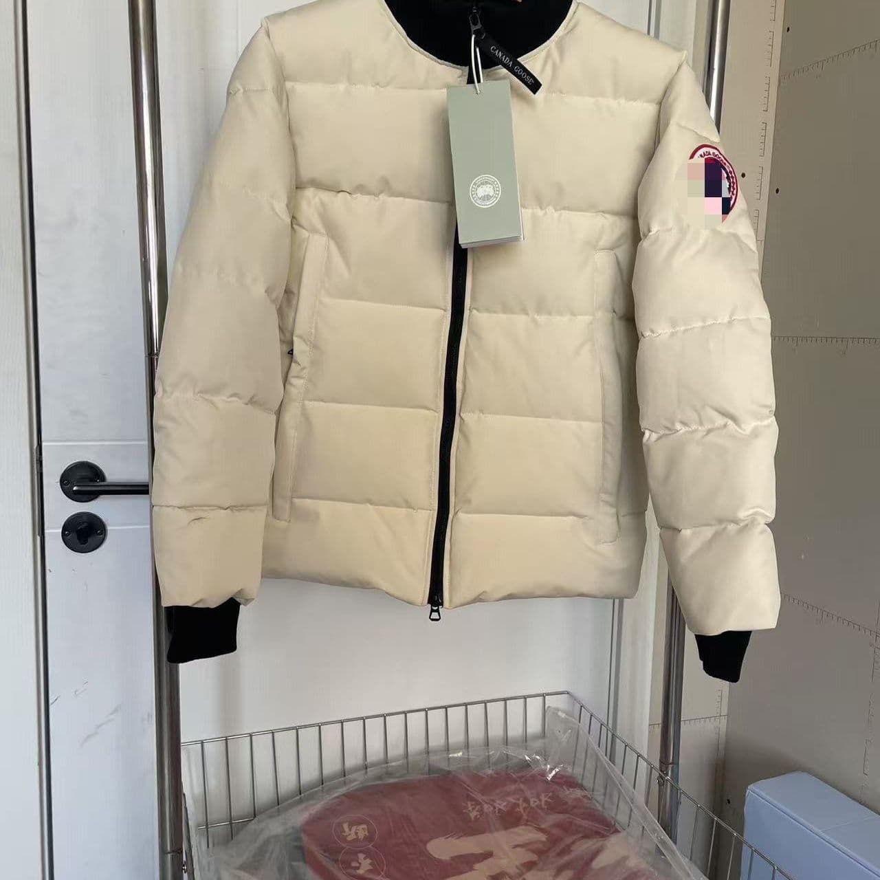 Canada Goose 2025 - Veste matelassée en coton pour homme et femme - Manteau à capuche épais et chaud avec col en fourrure