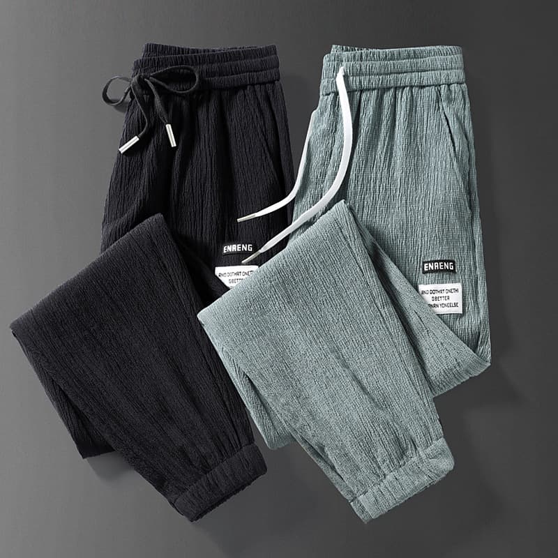 Cheap Pants for Work Men's Summer Thin Leg-toe Harlan Pants Non-magnetic Non-iron Outer Wear for Work plus size Men's Wear