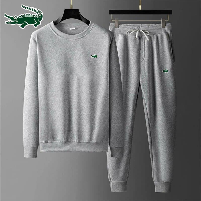 2024 Nouveau pull sans capuche à col rond et pantalon de course en plein air de haute qualité pour hommes