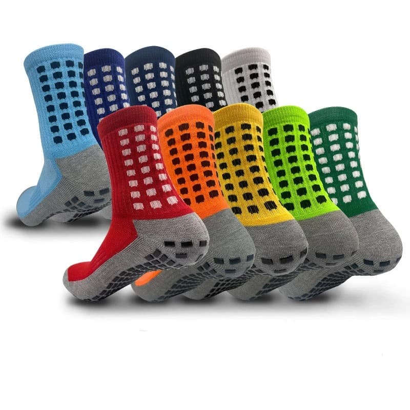 Unisex Football socks thickened mid-tube spot non-slip sports socks for men and women