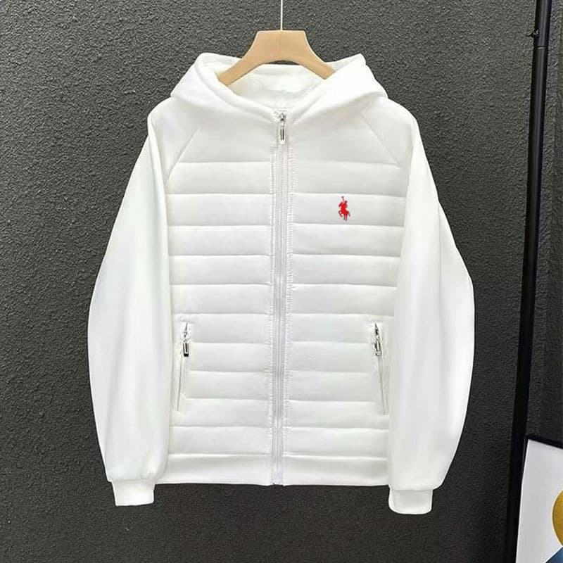 Veste à capuche tendance doublée polaire à imprimé cheval. Manteau automne/hiver chaud et élégant avec rembourrage en polyester doux, léger et