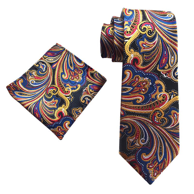 Men's Tie And Suit Pocket Square Set Simple And Stylish Business Suit.