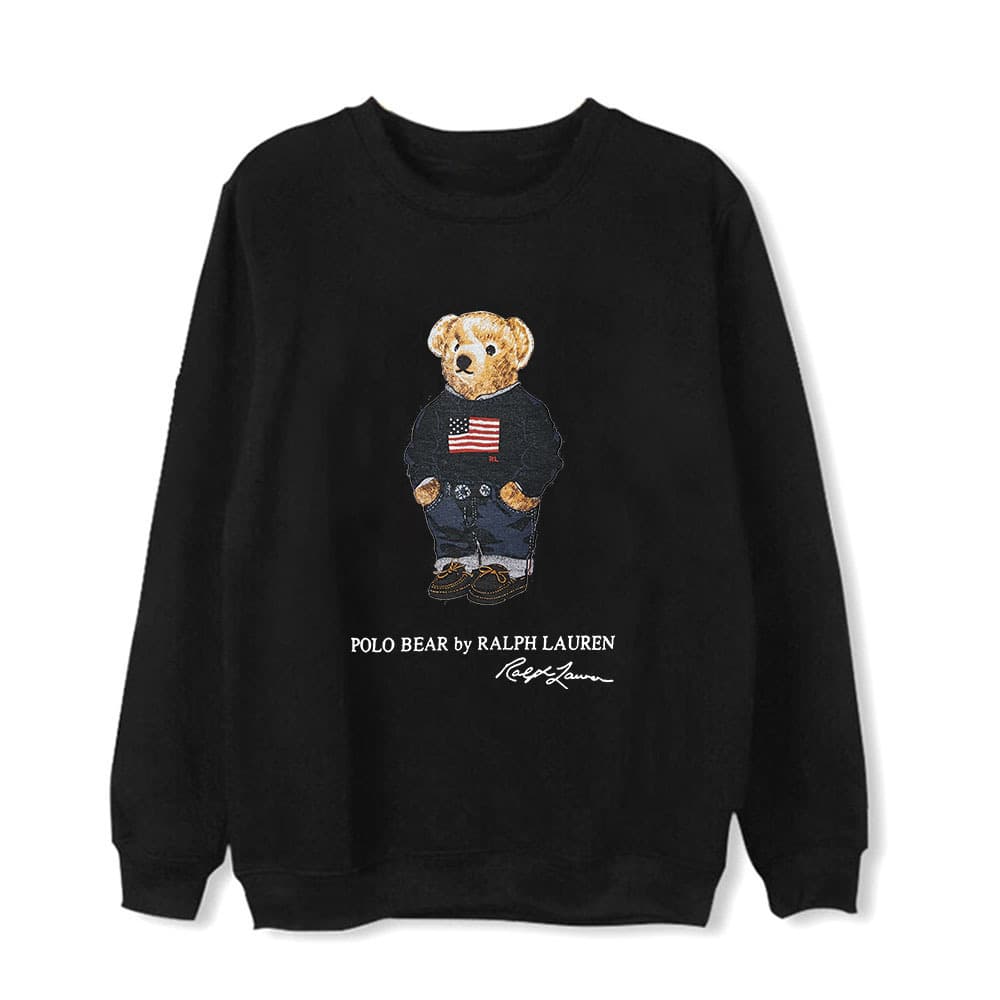Vêtements pour femmes TWICE Nayeon Airport, même style, sweat-shirt à col rond, vêtements périphériques, ours mignon, haut à manches longues,