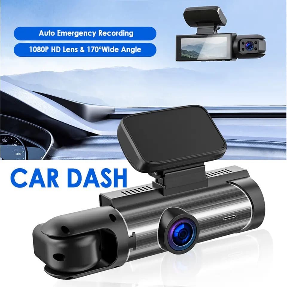 Dash Camera Front And inside With 32G SD Card,3.16inch Dash Cam 1080P, G Sensor High DefinitionNight Vision Loop Recording Wide Angle Car DVR