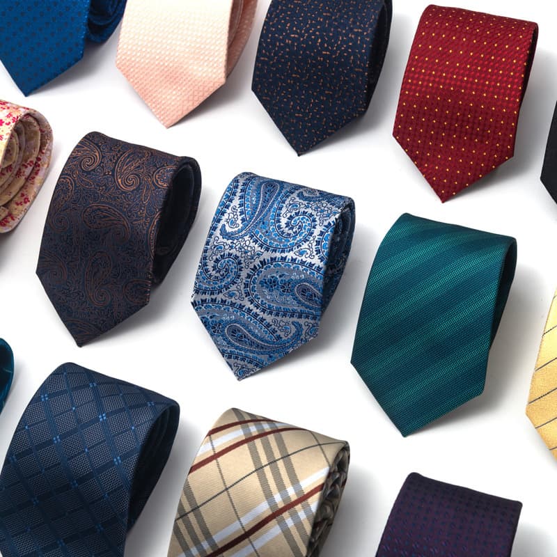 Formal men's fashionable 8CM tie, casual business versatile polyester silk tie