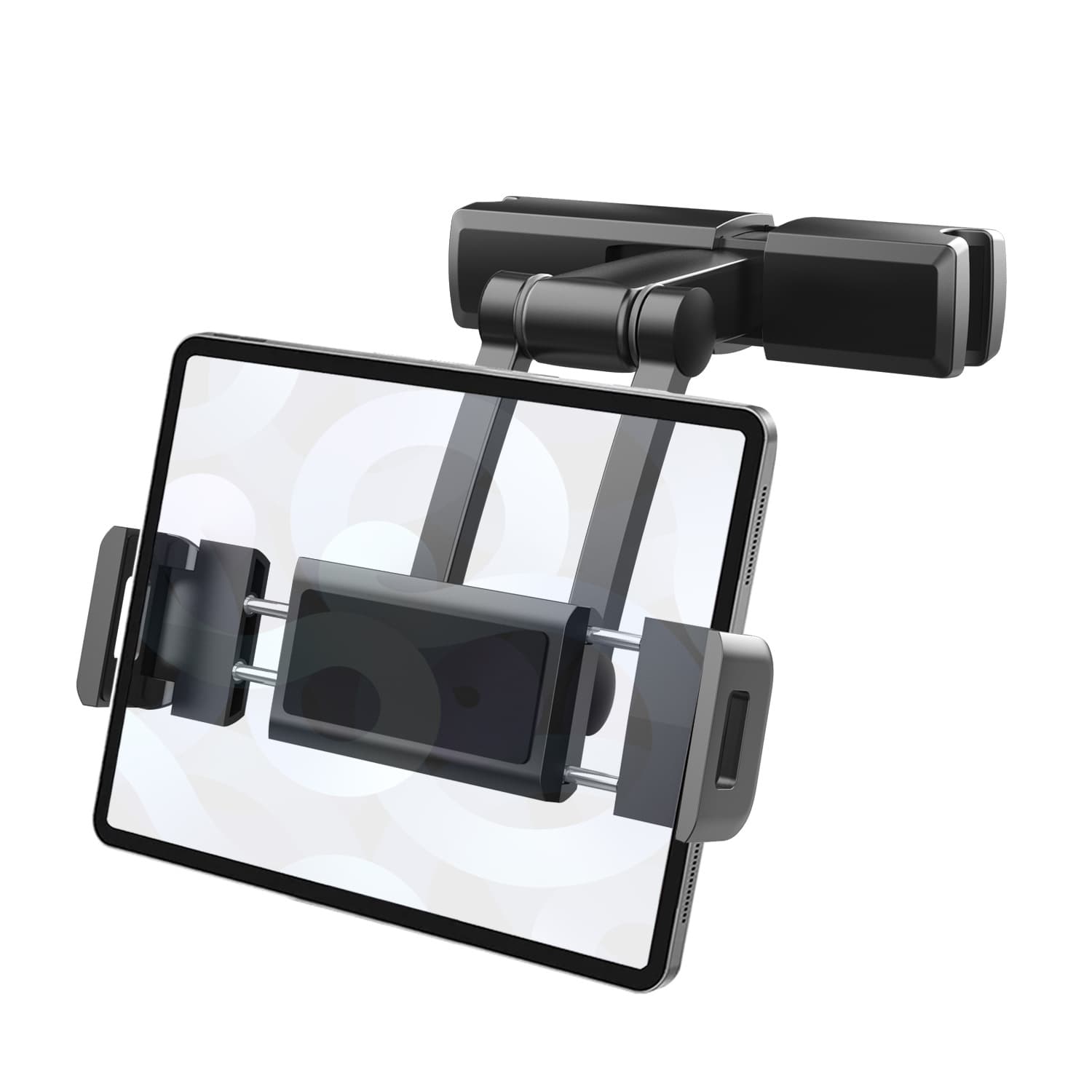 Car headrest mobile phone tablet bracket car mobile phone tablet two-in-one bracket folding tablet bracket