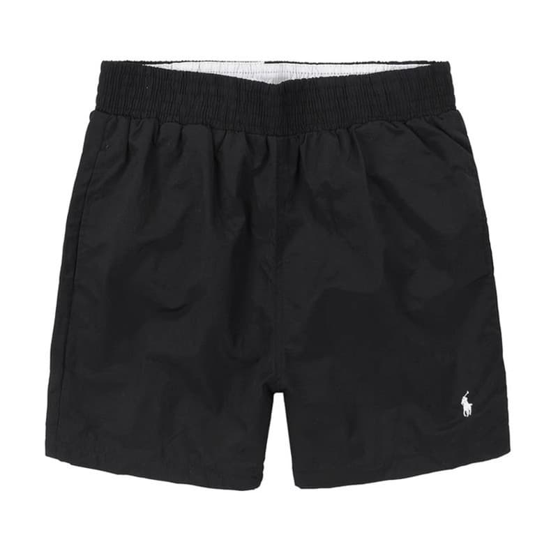 Short de bain homme à séchage rapide, short de plage taille élastique avec logo brodé, maillot de bain décontracté et léger pour la piscine et