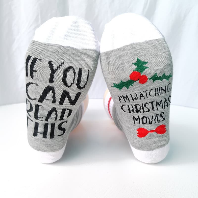Unisex Christmas socks casual cotton socks socks tube watching movies socks