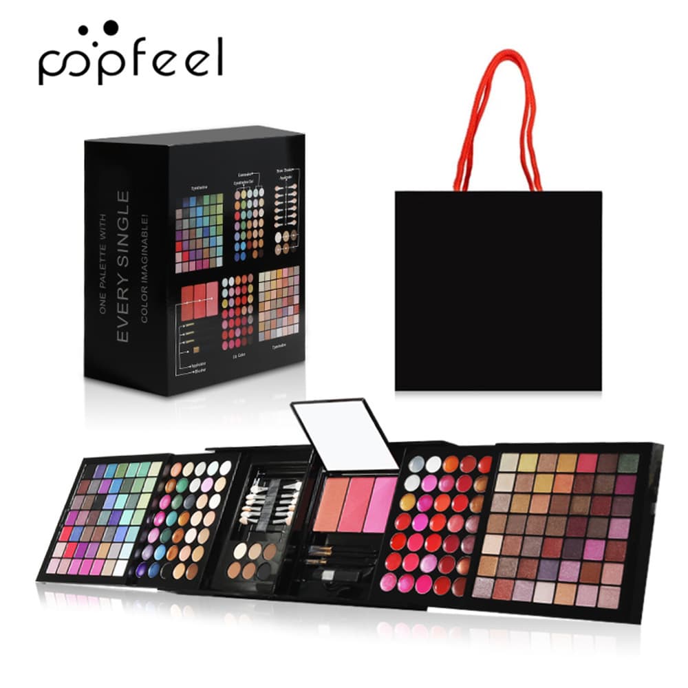 Eye Shadow Makeup 177 Colors Eye Shadow Blush Lip Gloss Contour Multifunctional Makeup Combination Palette Set Face Modification