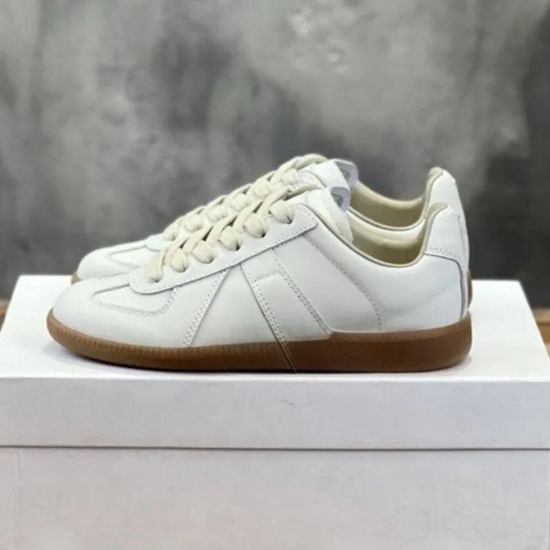 Chaussures d'entraînement originales à lacets de style Margiela, baskets blanches confortables et polyvalentes pour hommes et femmes