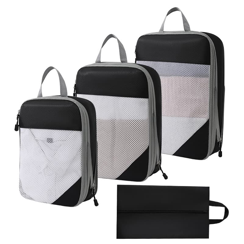 Storage Holders Travel Compression Storage Bag Four Piece Set Waterproof Suitcase Clothing Storage Bag