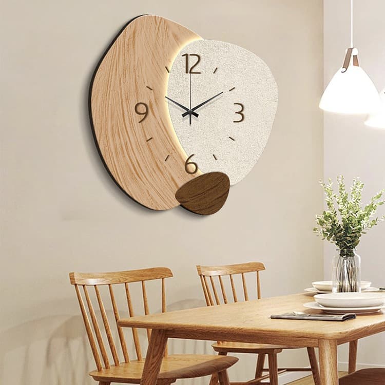 Wall Clocks Cream Style Creative Living Room Atmospheric Clock Hanging