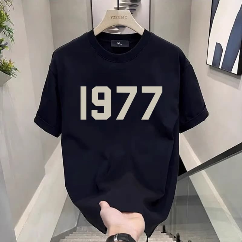 Men's Clothing Short Sleeved Ins Pure Cotton Summer New Men's Printed T Shirt Trendy Men And Women All Match Round Neck T Shirt Men