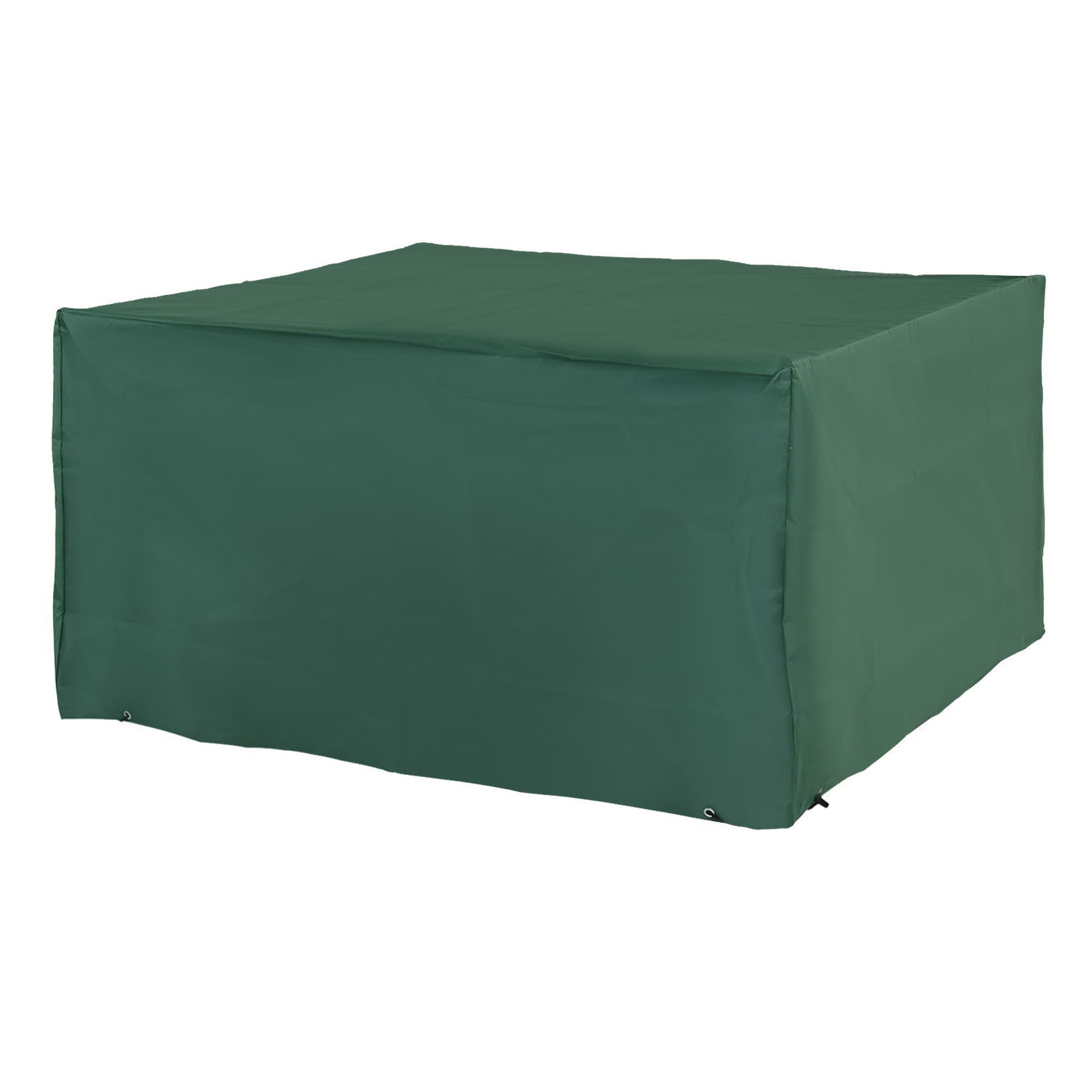 HOMCOM Housse de Protection Salon de Jardin 600D Oxford Tissu Bâche Extérieur Imperméable rectangulaire 135L x 135l x 75H cm Vert
