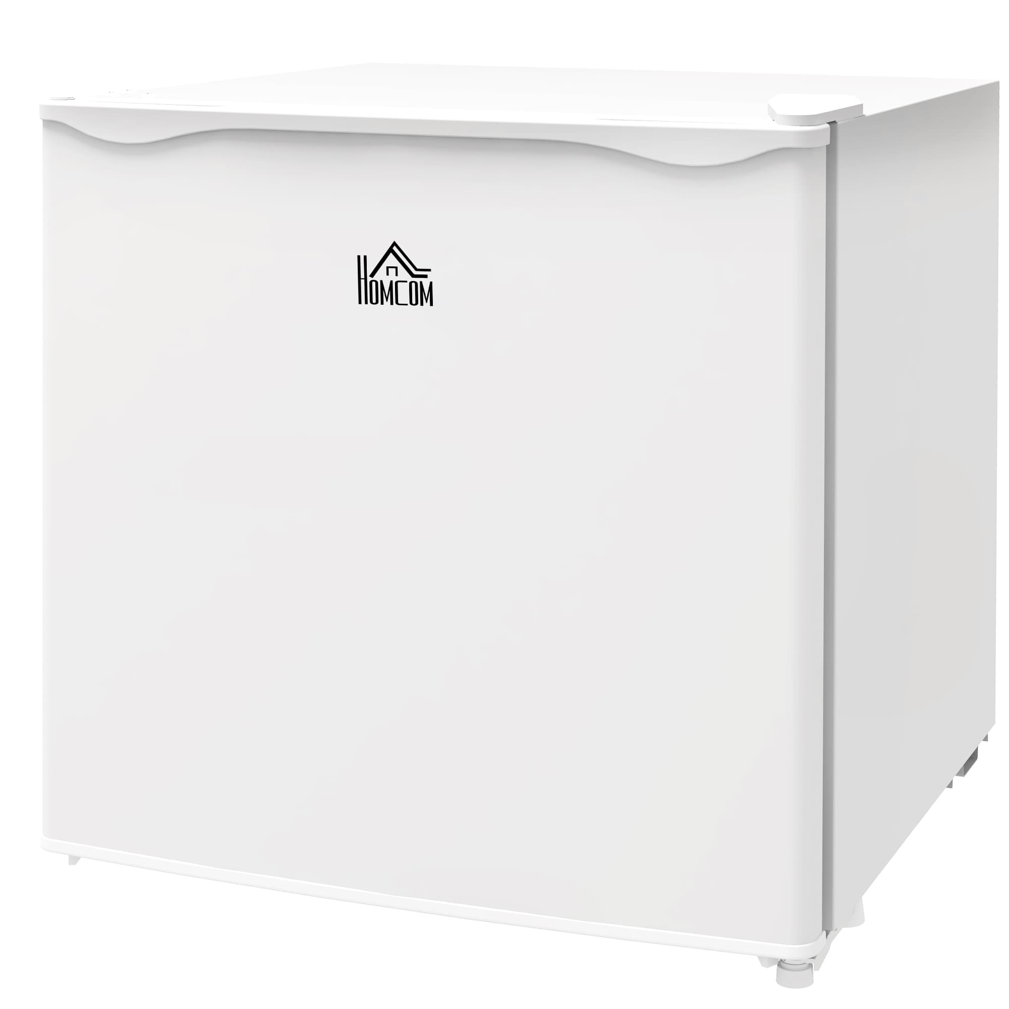 HOMCOM Mini congélateur Température Réglable de -14 à -24°C Compact 35L - étagère Amovible - Porte réversible Classe E Blanc