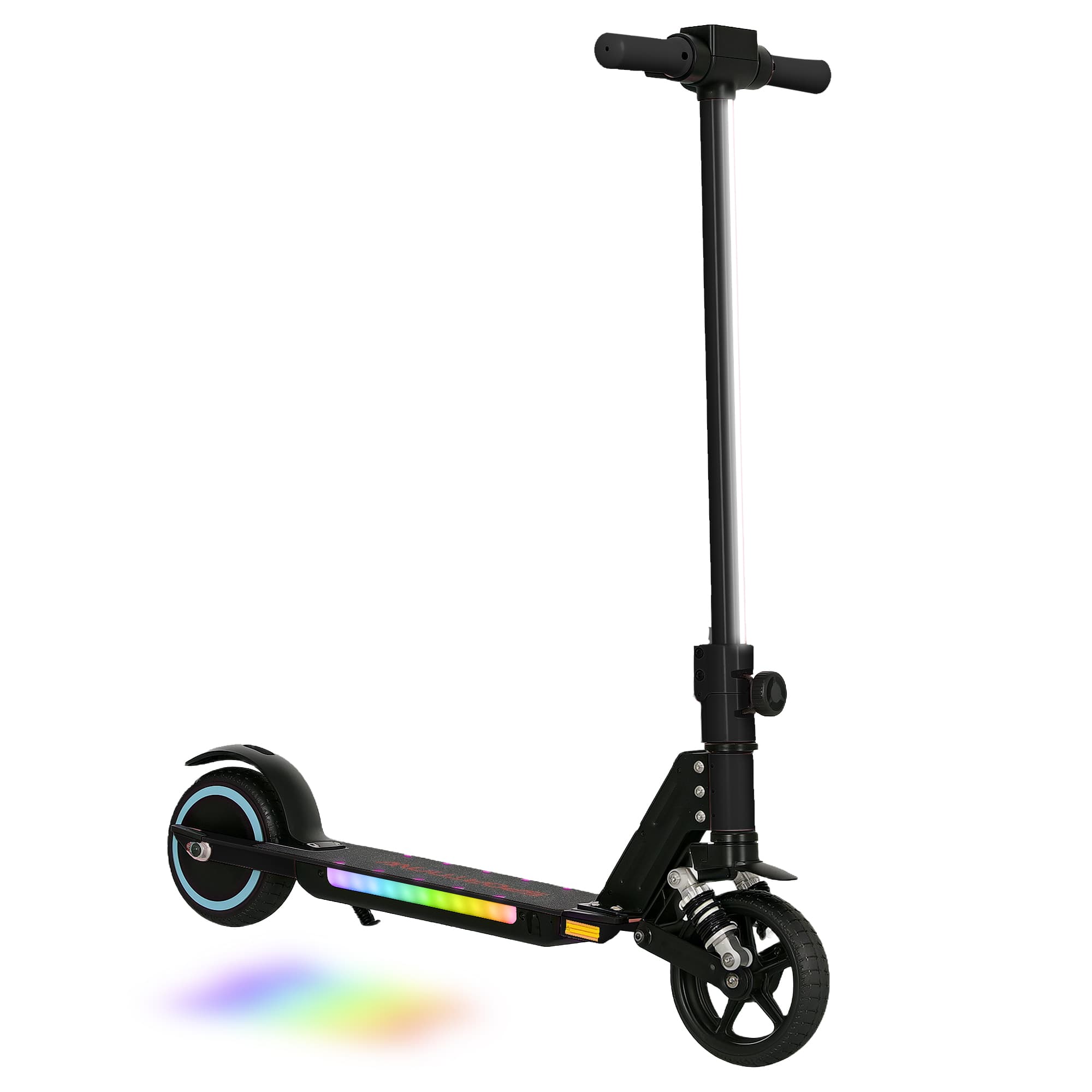 SPORTNOW Trottinette électrique pour enfants 6-14 ans scooter électrique pliable pour enfants vitesse max 14 km/h aluminium noir