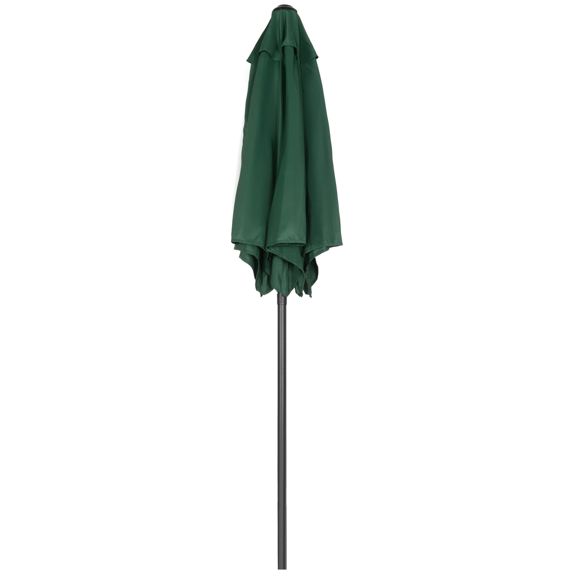 Outsunny Parasol Ø196 cm, hexagonal Parasol de balcon pour plage balcon jardin, Vert