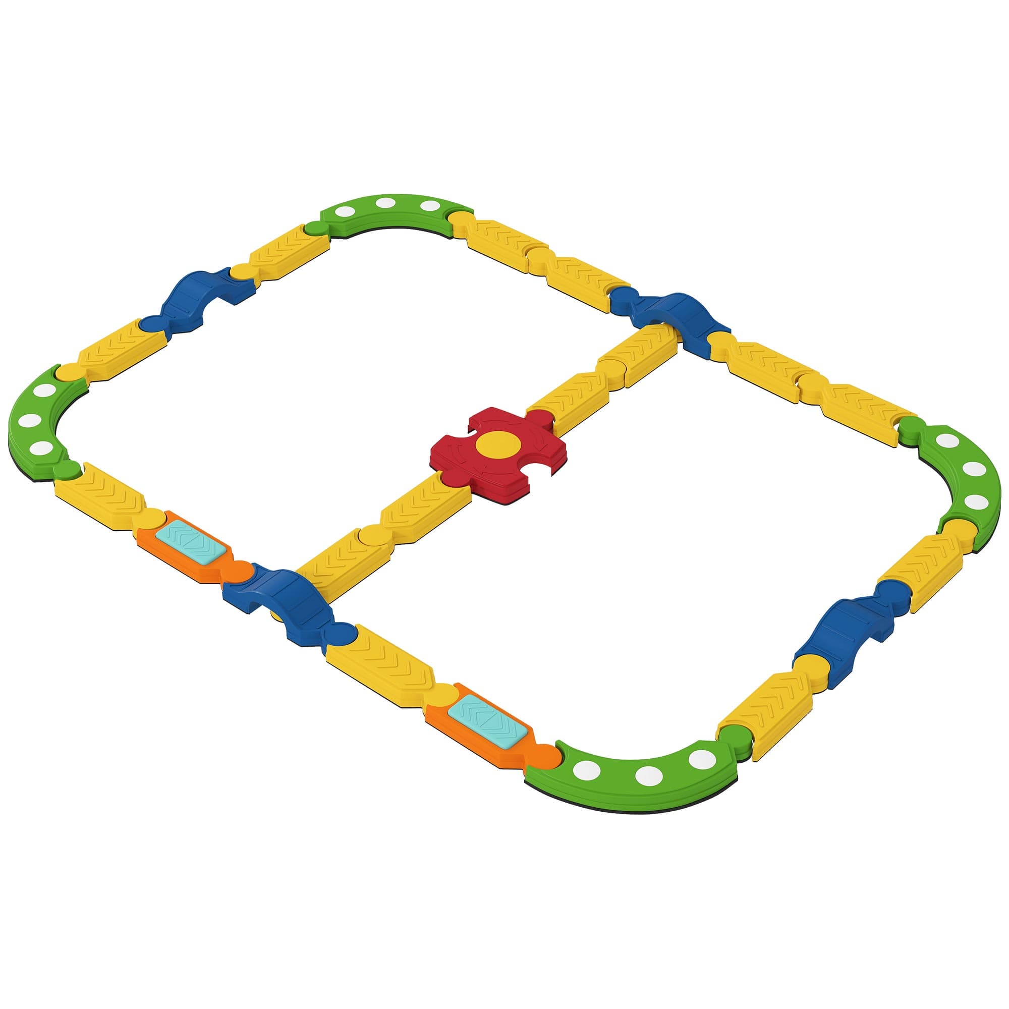 AIYAPLAY Poutre d'équilibre pour enfants, cadre interactif, antidérapant, plastique, Multicolore