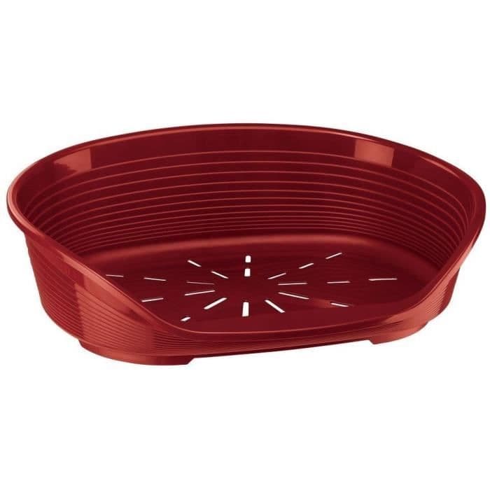 Panier-Corbeille SIESTA DELUXE Taille 4 - 61,5*45*21,5 cm - Bordeaux -FERPLAST