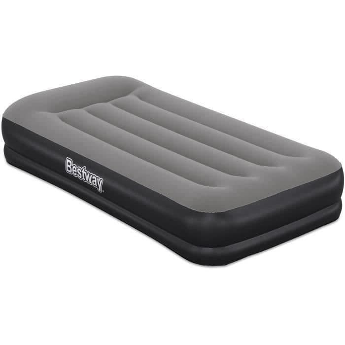Matelas gonflable - BESTWAY - 671BT - Tritech Twin - 1 personne, pompe USB intégrée, 1,91 m x 97 cm x 36 cm