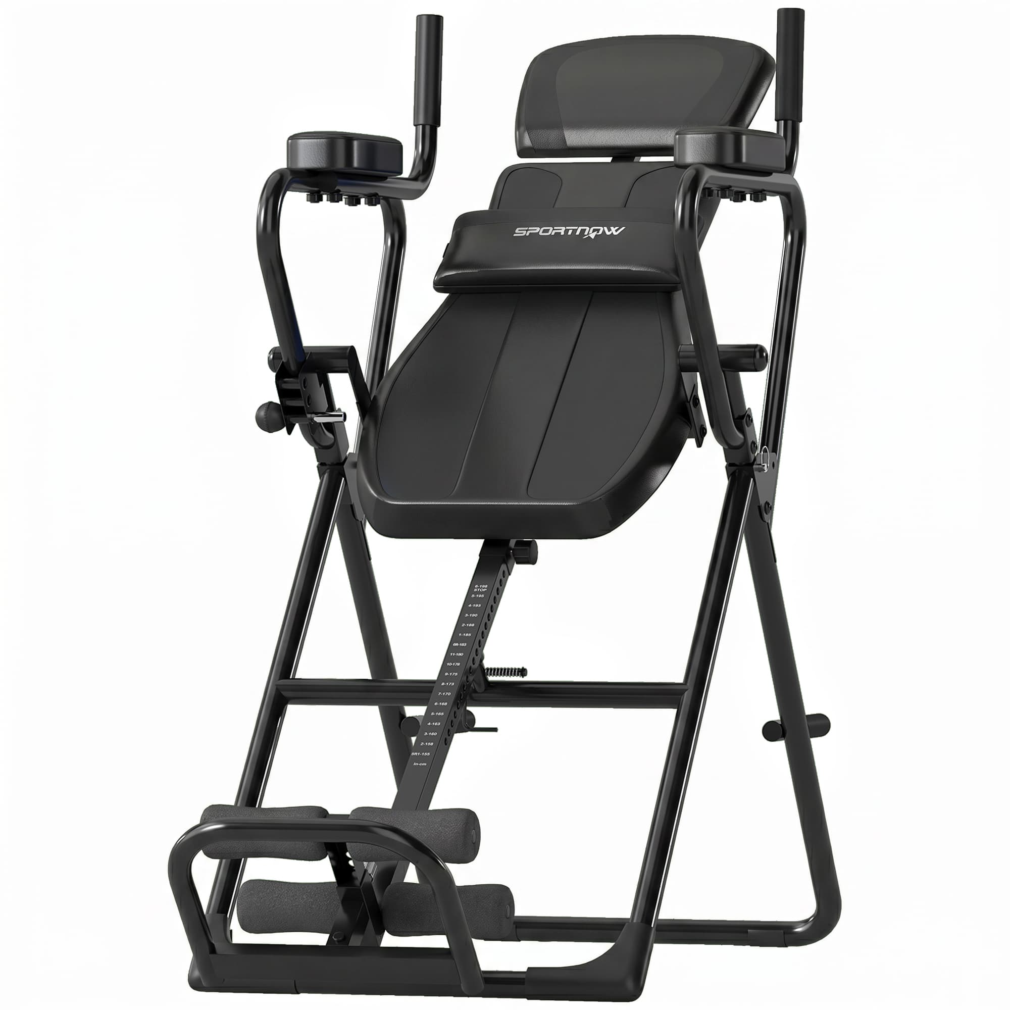SPORTNOW Table d'inversion 3-en-1 avec barres pour pompes, tractions, table d'inversion