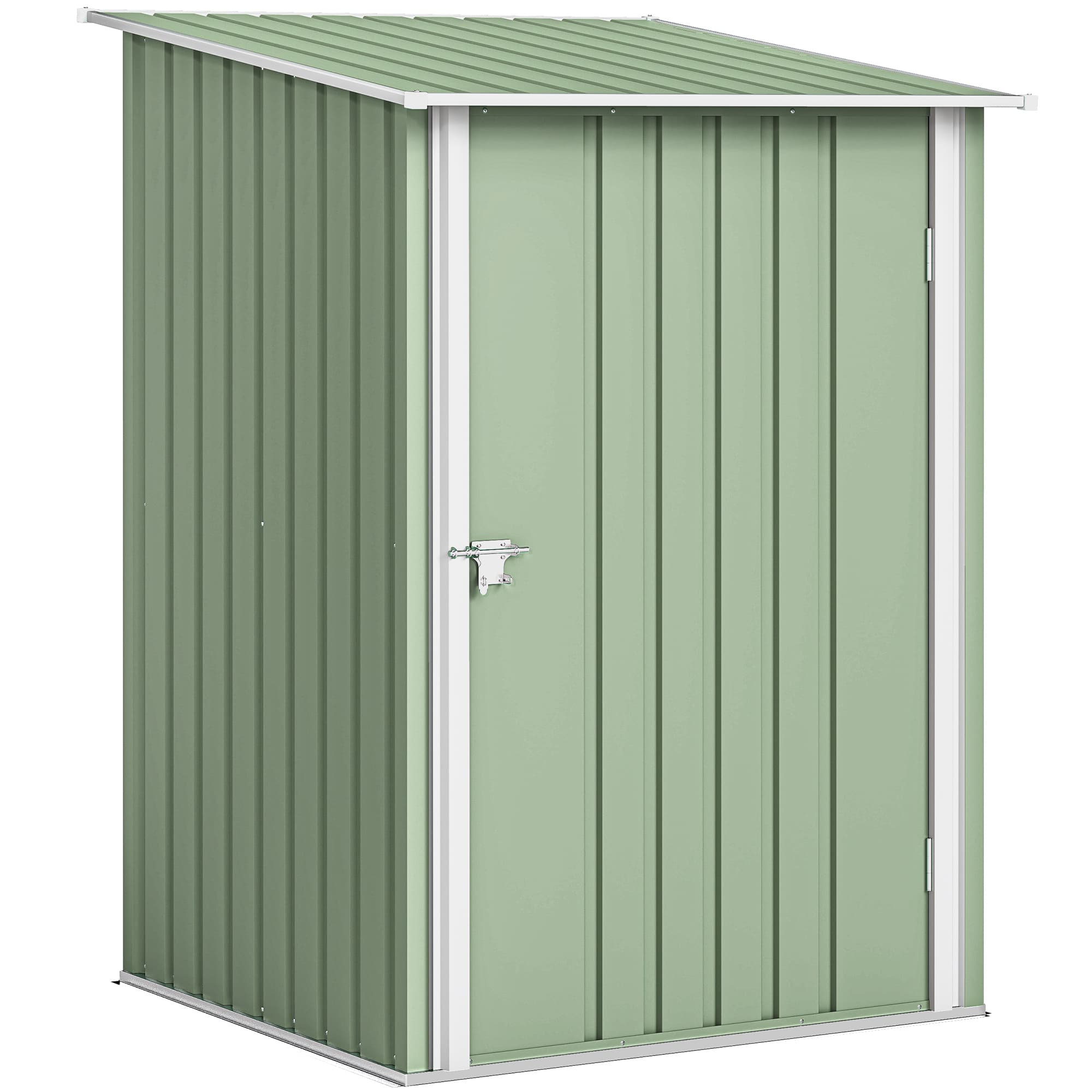 Outsunny Abri de jardin en acier 100 x 103 x 160cm Vert clair