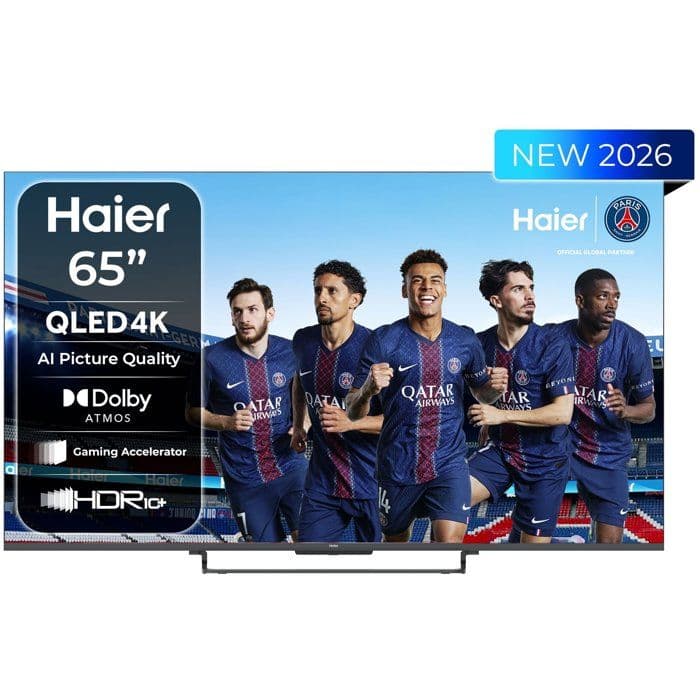Haier H65S85GUX - TV QLED 65 (164 cm) - 4K UHD 3840x2160 - Dolby Vision - Google TV - 4xHDMI 2.1 - WiFi