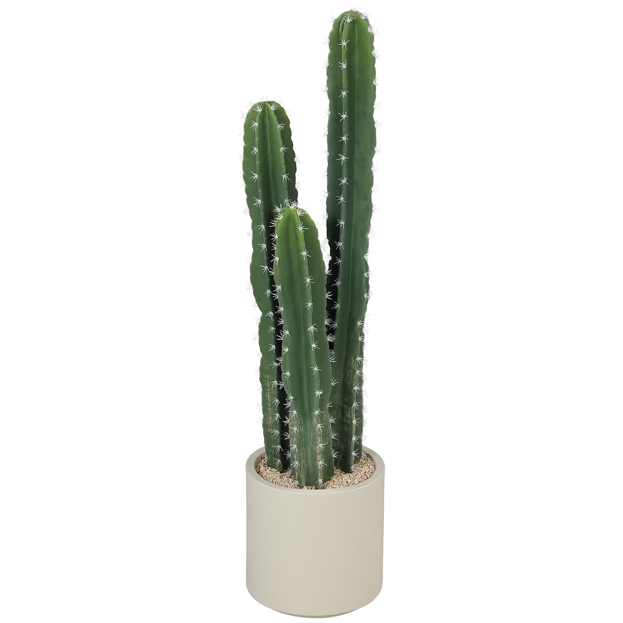 HOMCOM Plante Artificielle d'Intérieur, Cactus Modulable avec Pot pour Décoration Salon et Bureau