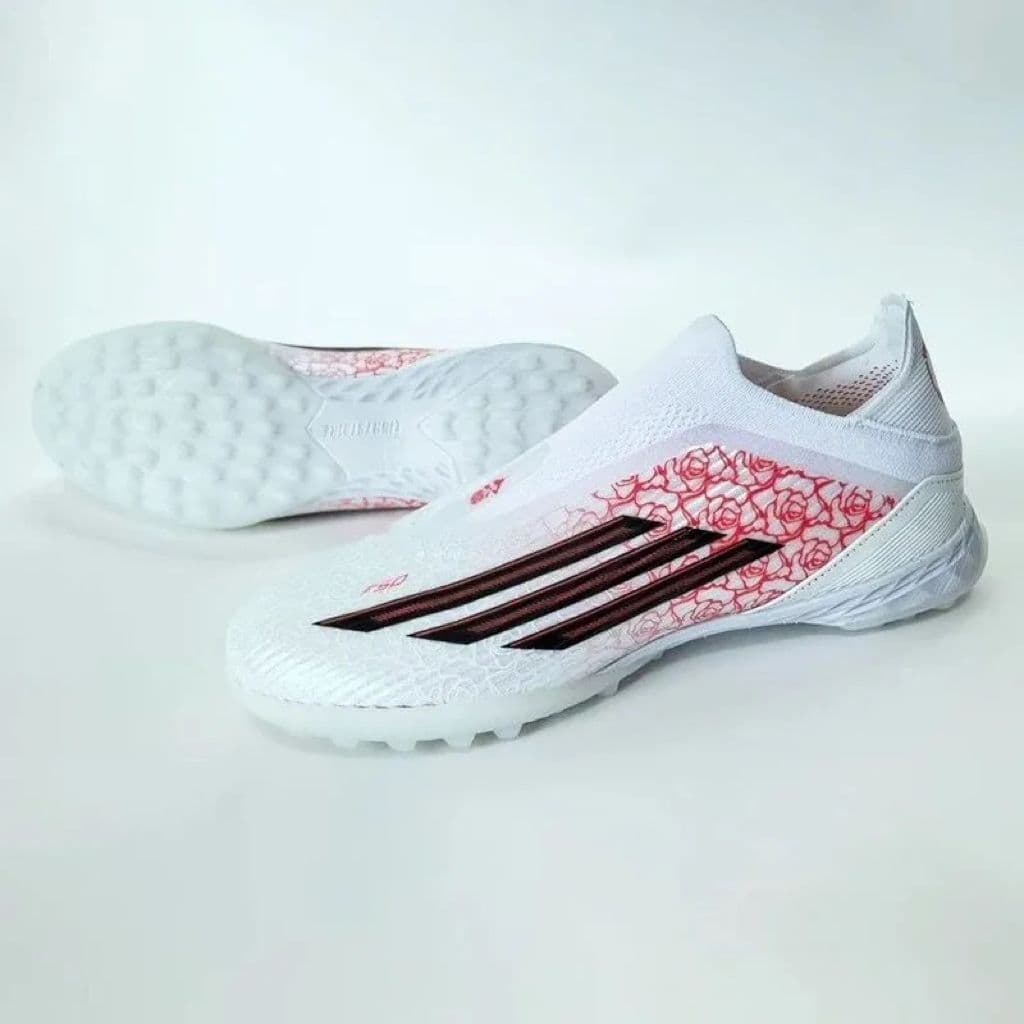 Chaussures de football F50+ haut de gamme à crampons, sans lacets, basses, avec coussin d'air et crampons longs FG, pour la compétition de haut niv