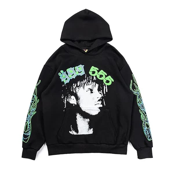 Sp5der Young Thug 555555 Sweat à capuche pour homme et femme, sweat-shirt rose en mousse de haute qualité, imprimé toile d'araignée, pull Y2k, S-
