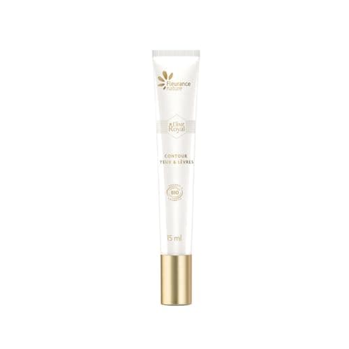 Fleurance Nature- Contour Yeux et Lèvres anti-rides Bio Elix Royal- Soin Visage femme anti rides- Cosmetique certifié Bio Cosmos- Soin Facial Acide Hyaluronique- Ecocert- 21202