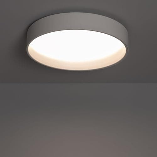 LEDKIA LIGHTING Plafonnier LED pour chambre, salon, cuisine, salle de bain Rond Métal 20W CCT Sélectionnable Broadway Ø450 mm CCT 3000K - 6000K
