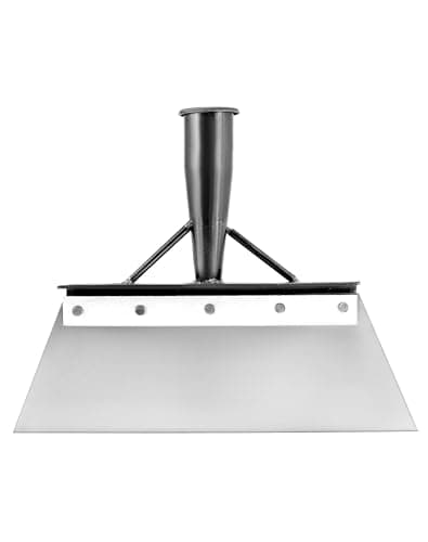 QWORK® Pelle de Nettoyage, Pelle de Jardin, tête de Rechange pour Pelle de désherbage, grattoir à Peinture, 30cm, Acier au manganèse
