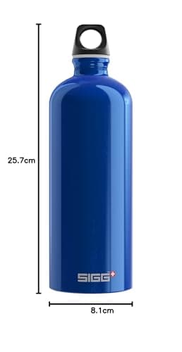 Sigg Traveller Bouteille Réutilisable, Bouteille Hermétique Sans Substances Nocives, Bouteille en Aluminium Ultra-Légère, Bouchon à Vis