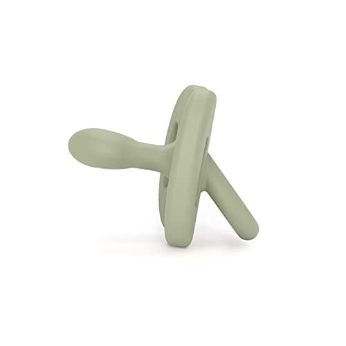 Suavinex, Sucette Tout Silicone, pour Bébé 6/18 Mois, Sucette avec Tétine Symétrique SX Pro, Réversible, Super Douce et Souple, Idéal pour Dormir. Colour Essence, Vert